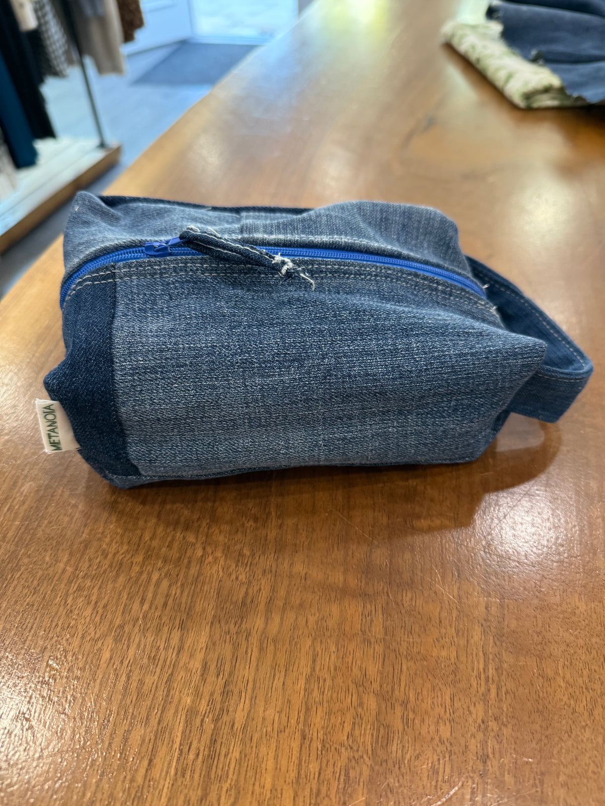 Denim Zipper Pouch #2