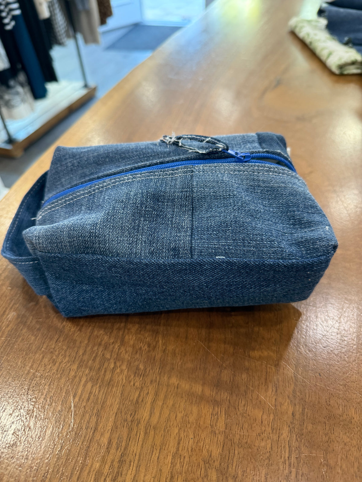 Denim Zipper Pouch #2