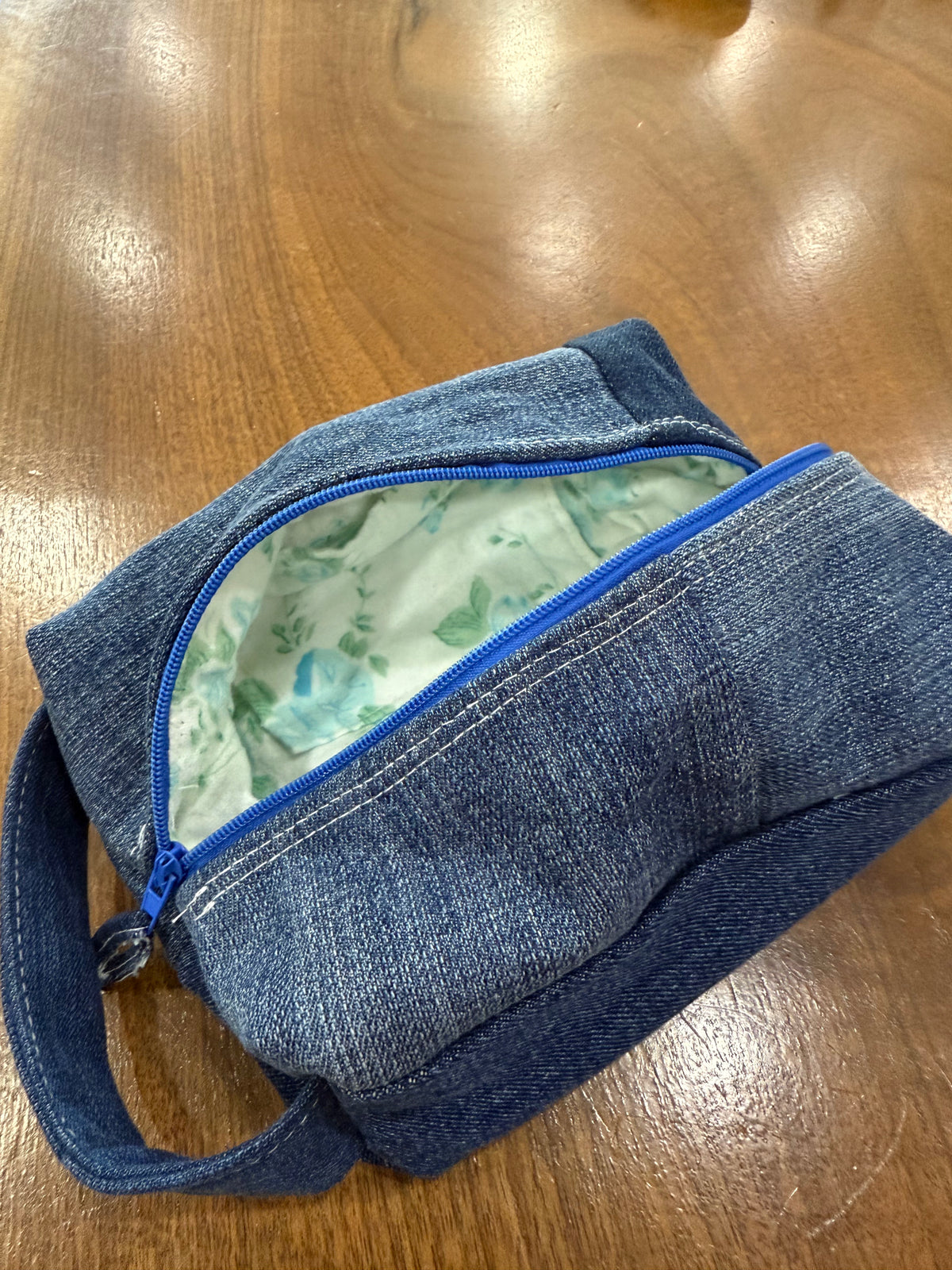 Denim Zipper Pouch #2