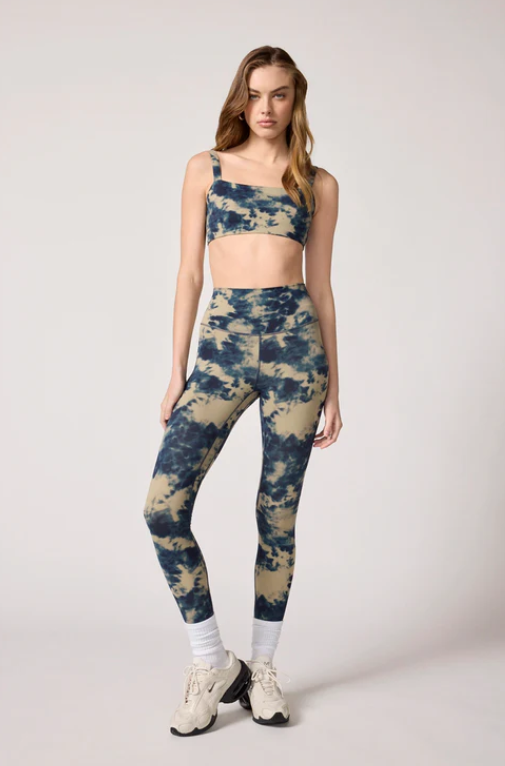 Printed Square Neck Bra