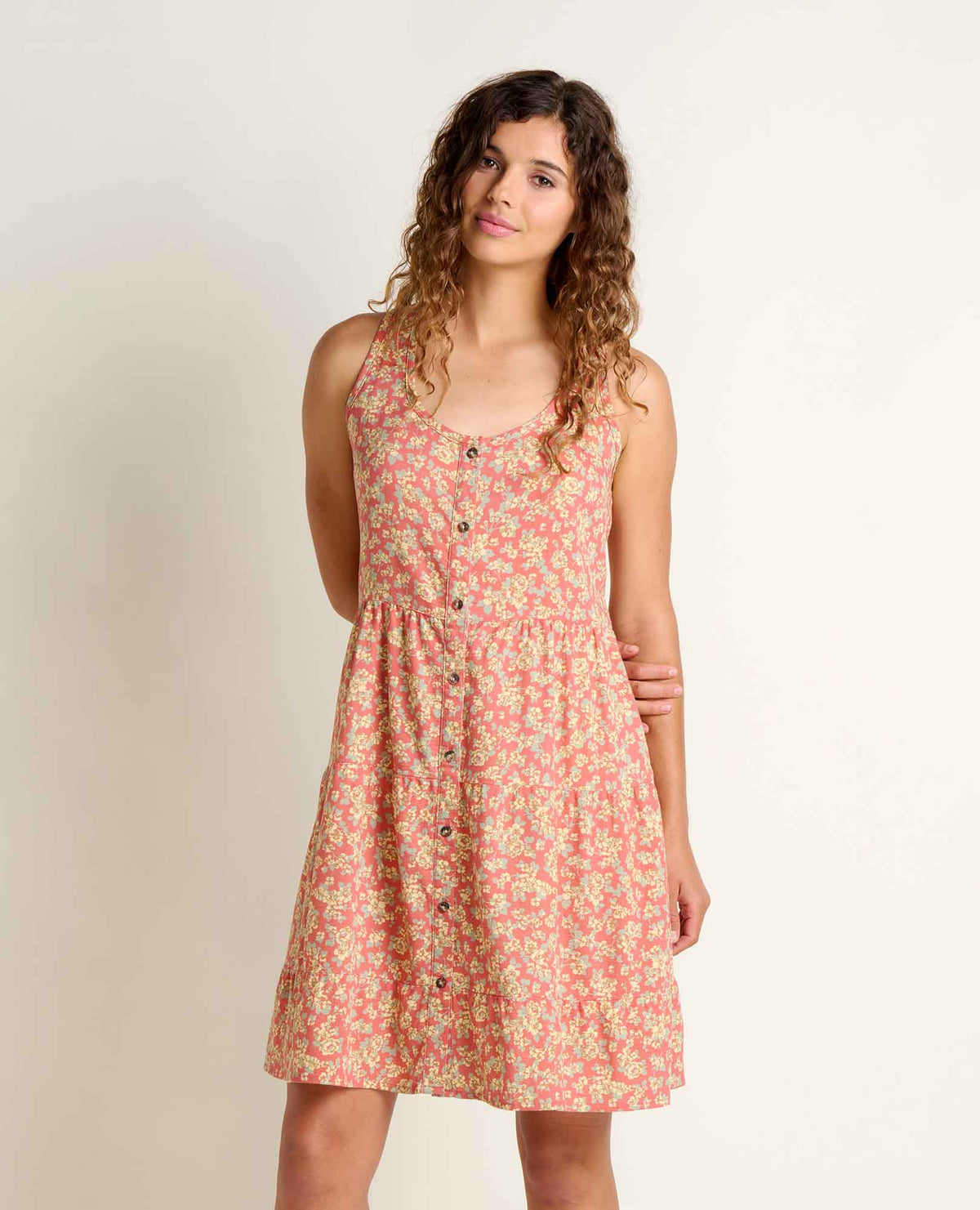 Manzana Tiered Tank Dress