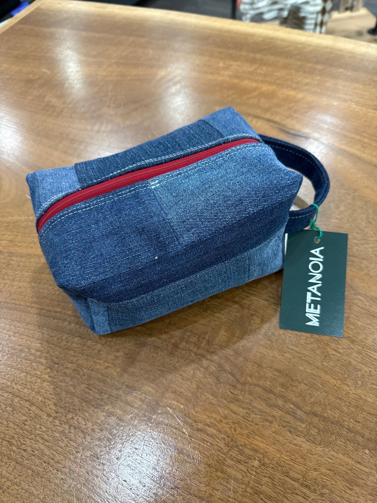 Denim Zipper Pouch 5 - Metanoia Boutique - The Denim Project