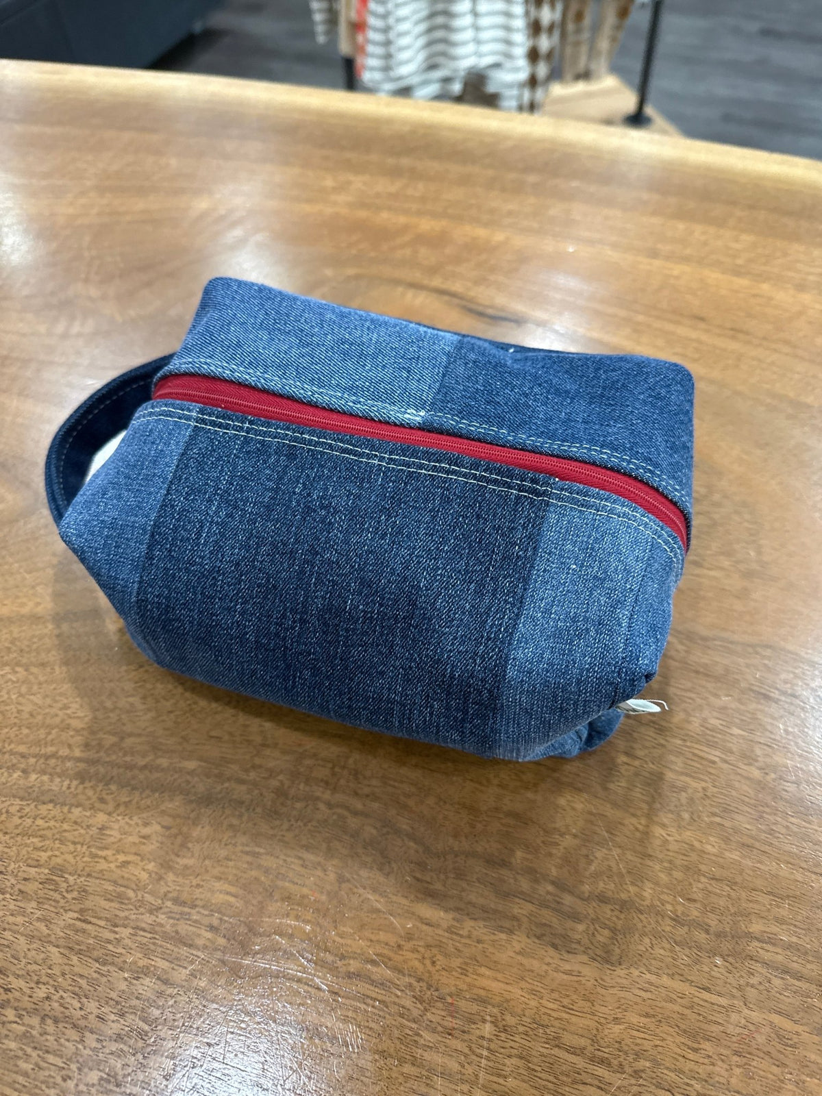 Denim Zipper Pouch 5 - Metanoia Boutique - The Denim Project