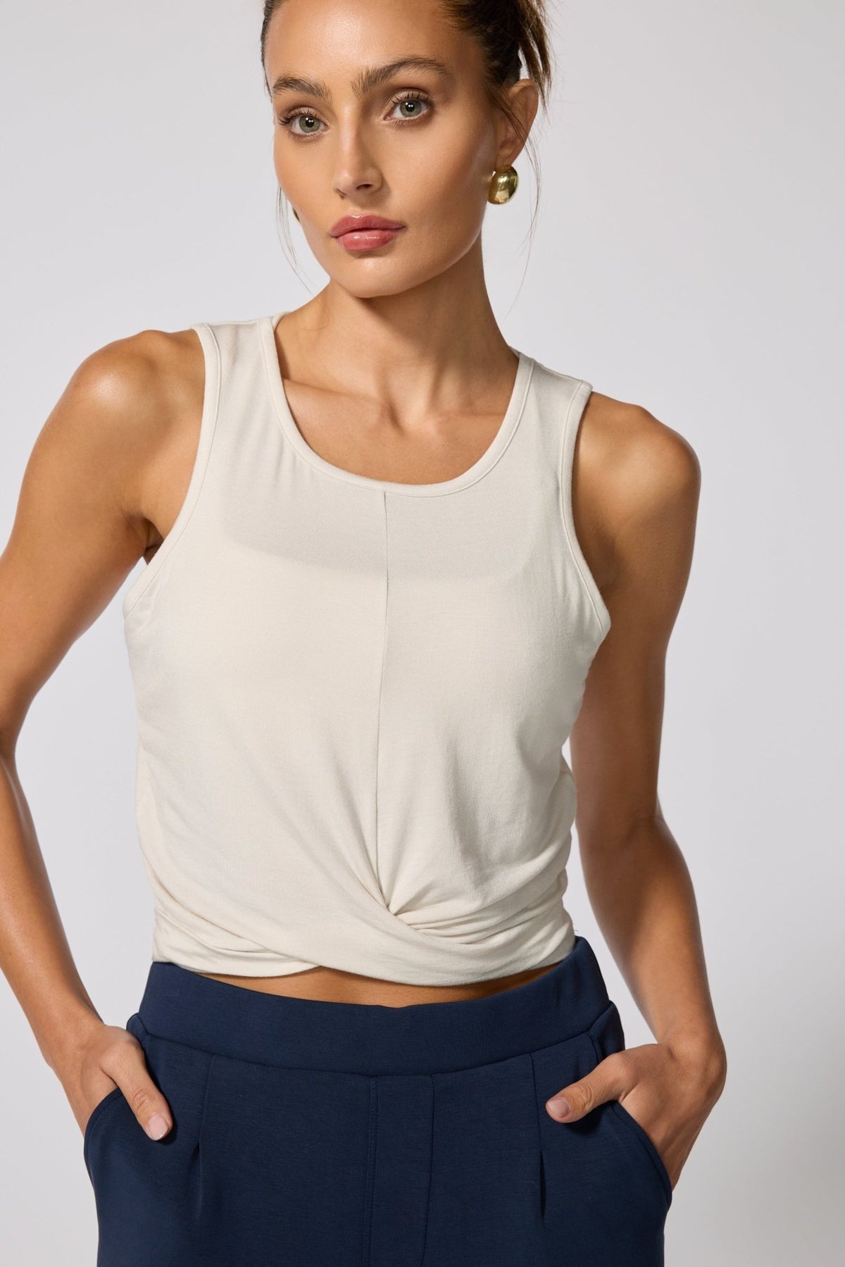 Twist Front Tank - Metanoia Boutique - MPG Sport