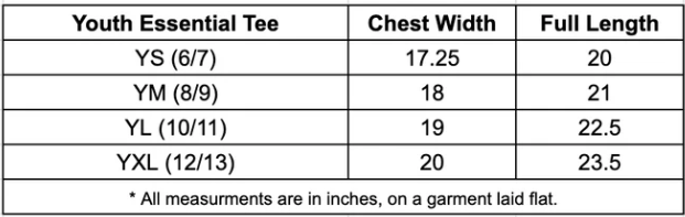 Youth Essentials Tee - Metanoia Boutique - Jax and Lennon