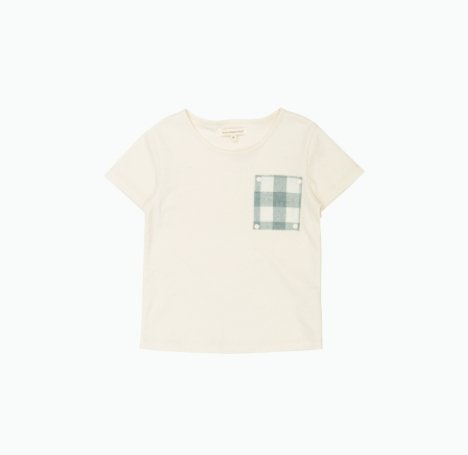 Checker Pocket T-Shirt - Metanoia Boutique - Blara Organic House