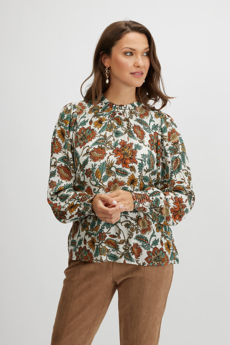 Floral Blouse - Metanoia Boutique - Emproved