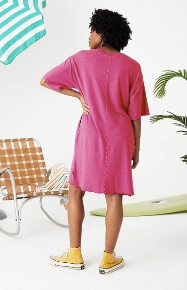 Hemp Slater Tee Dress - Metanoia Boutique - Back Beat Co.