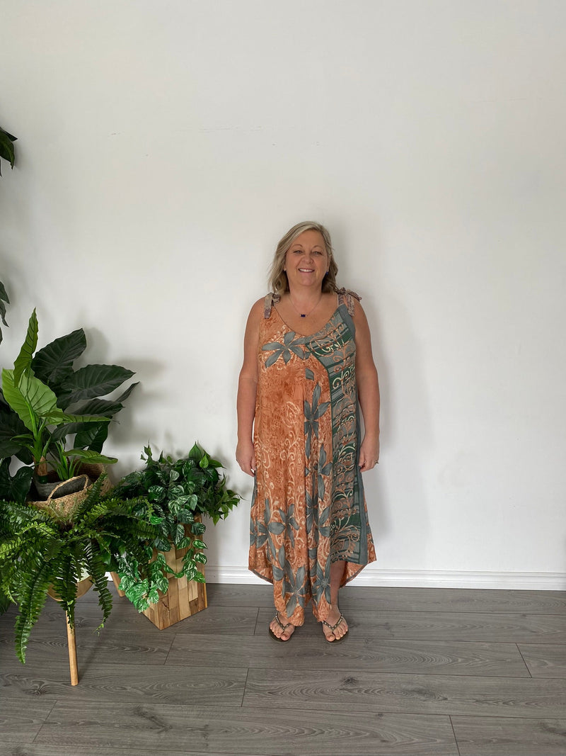 Pure Silk Jumpsuit - Metanoia Boutique - Sari Knot Sari