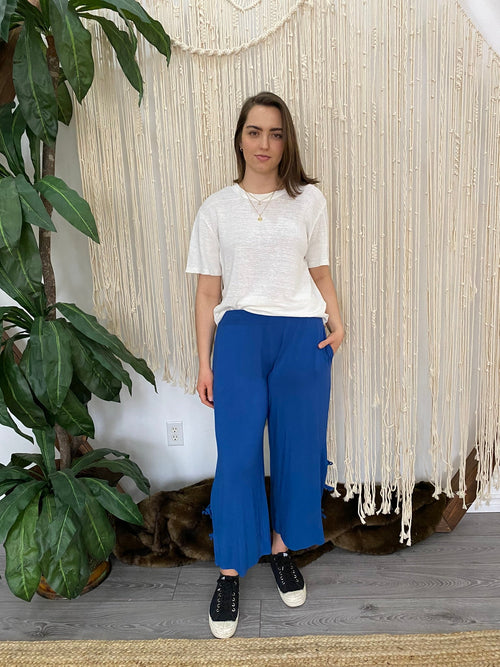 Side Tie Culottes - Metanoia Boutique - Leave Nothing But Footprints