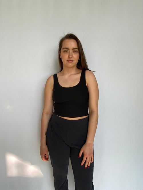 Sporty Crop Tank - Metanoia Boutique - Huha