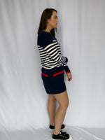 Striped Heart Sweater - Metanoia Boutique - Emproved